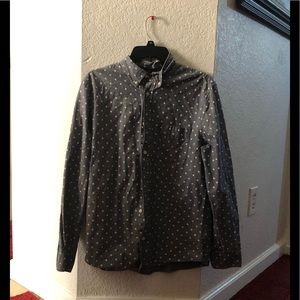 Divided gray dress shirt